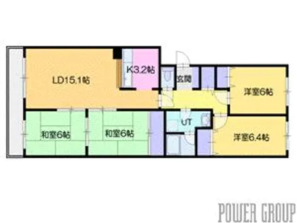サーム桜参丁目【1階】の間取り