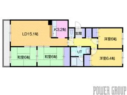 サーム桜参丁目【1階】の間取り
