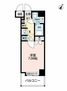サヴォイレジェント【9階】の間取り