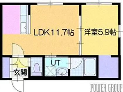 ピオネロ恵庭Ⅰ A棟【4階】の間取り