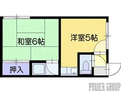 ハイツピープル【2階】の間取り