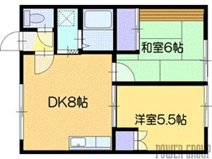 シャローム【2階】の間取り