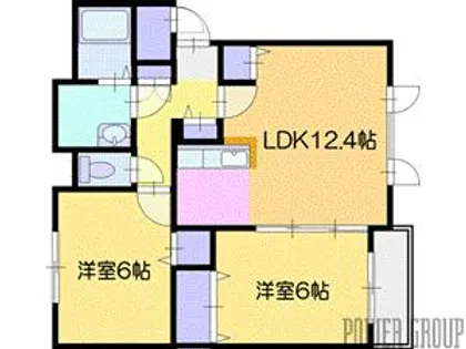 グリーンアベニューII【1階】の間取り