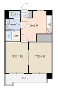 アメニティ豊【2階】の間取り
