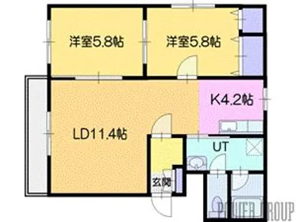 レジデンス匠(たくみ)【2階】の間取り