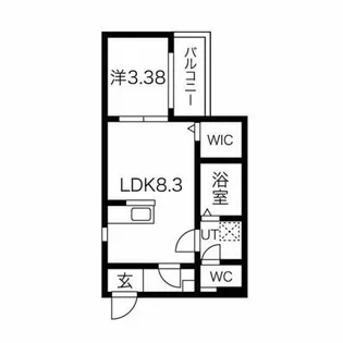 Taste八田【2階】の間取り