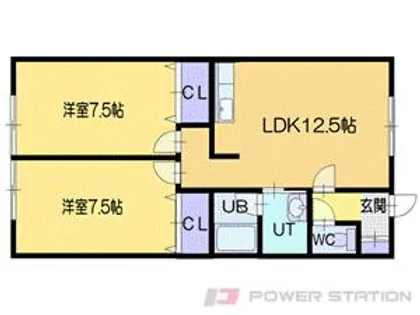 ライフ北一星【2階】の間取り