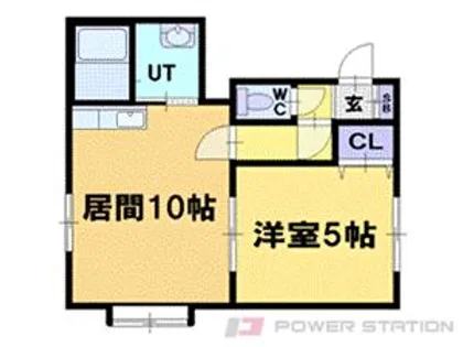 レジデンス雅【1階】の間取り