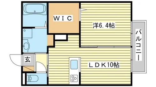 オークヴィラII【1階】の間取り