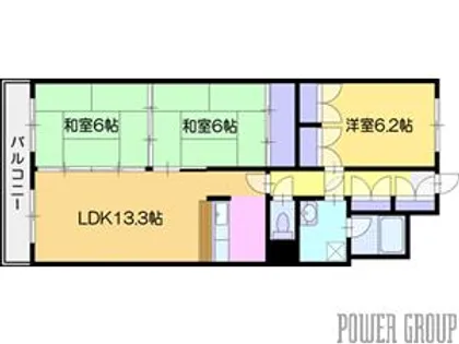 たいせいマンション【5階】の間取り