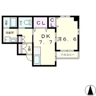 レスペクテ【5階】の間取り