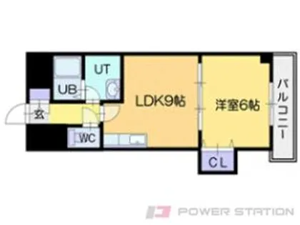 スカイヴィレッジ【7階】の間取り