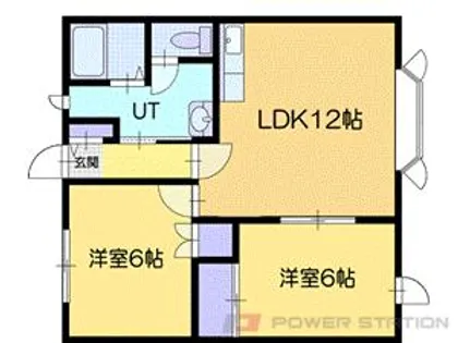 エバーホープB【1階】の間取り