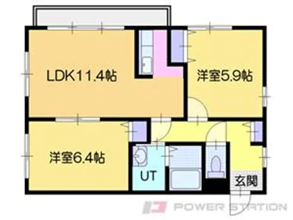 グランシャリオ【3階】の間取り