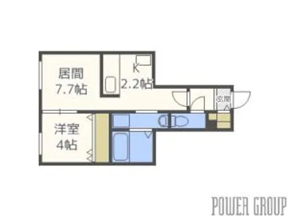 fairy lulu【4階】の間取り