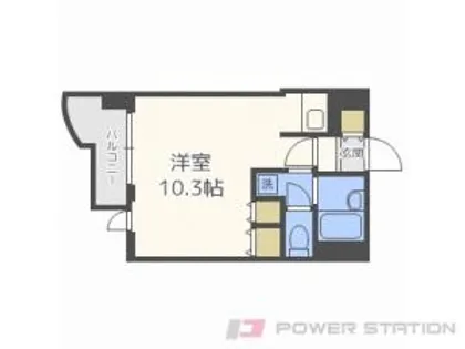 札幌ビオス館【9階】の間取り