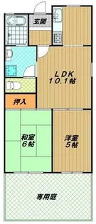 マインドパレス須磨浦【1階】の間取り