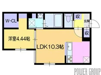 仮)アーバス南円山【2階】の間取り