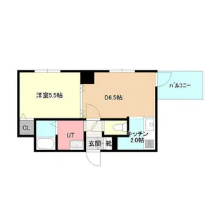 インペリアルエバー中島公園Ⅱ【4階】の間取り