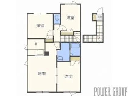 シャーメゾングランツA【2階】の間取り