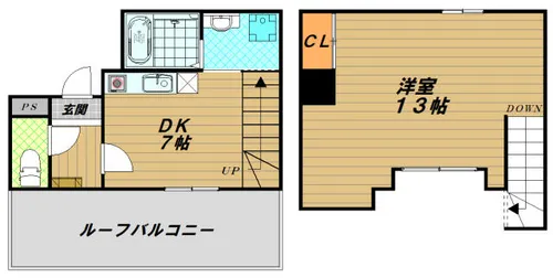 兵庫県神戸市須磨区戎町1丁目【マンション】の間取り