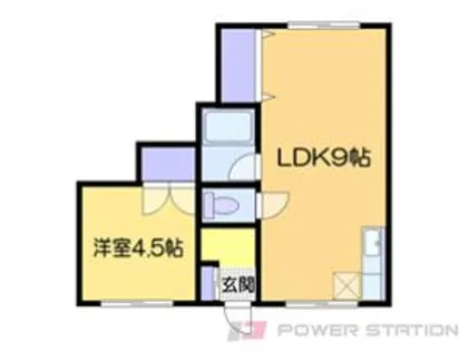 グリーンヒルハイツ入船【2階】の間取り