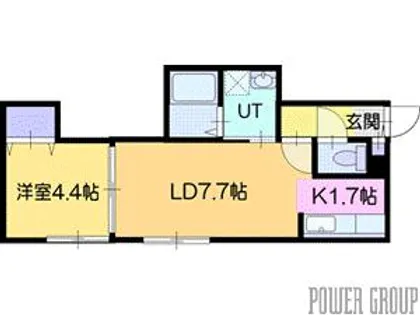 Gold Leaf(ゴールドリーフ)【1階】の間取り