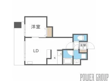 レガーロ美術館通【4階】の間取り