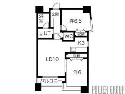 ノヴァ大通【8階】の間取り