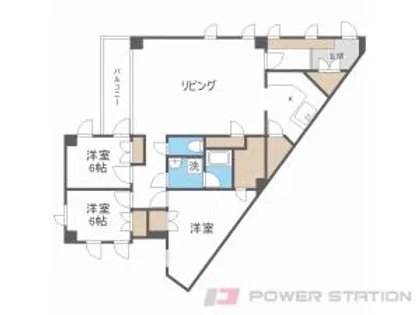 宮の森ウルビス【3階】の間取り