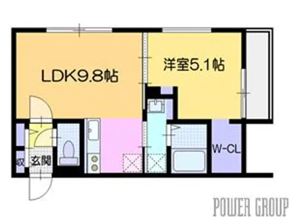 仮)ラ・シュエットN23【2階】の間取り