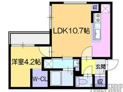 仮)ラ・シュエットN23【3階】の間取り