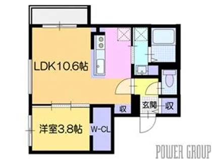 仮)ラ・シュエットN23【3階】の間取り