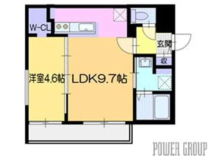 仮)ラ・シュエットN23【4階】の間取り