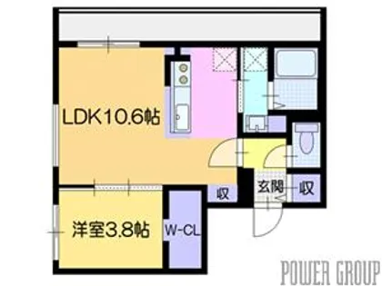 仮)ラ・シュエットN23【4階】の間取り