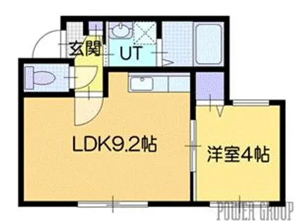 Lien F・VILLAGE【1階】の間取り