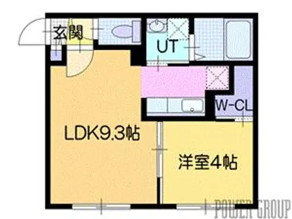 LIEN F VILLAGE【3階】の間取り