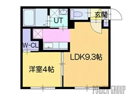 LIEN F VILLAGE【4階】の間取り
