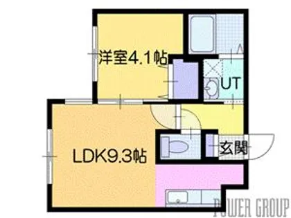 LIEN F VILLAGE【4階】の間取り