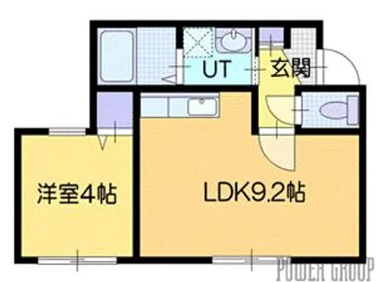 Lien F・VILLAG【4階】の間取り