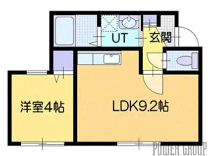 Lien F・VILLAGE【4階】の間取り