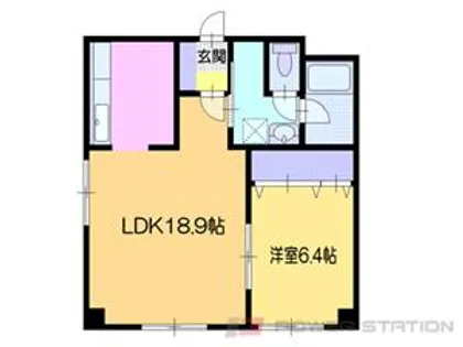 プレジール花園【3階】の間取り