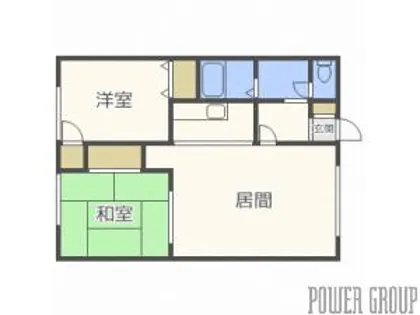 パレスほしみ【1階】の間取り