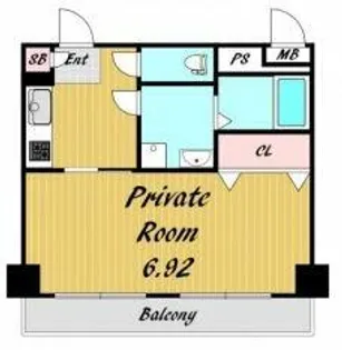 プリエール高井田【9階】の間取り