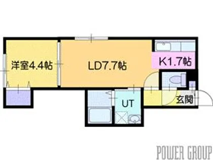 Gold Leaf(ゴールドリーフ)【2階】の間取り