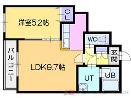 スピリートN16【4階】の間取り