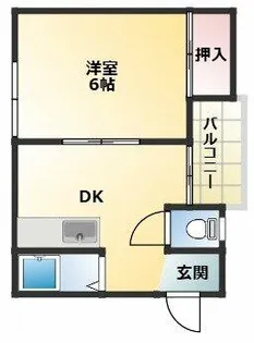 サンシャインE棟【5階】の間取り
