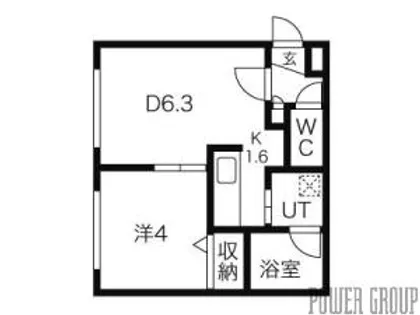 ガレリアN13【3階】の間取り
