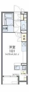レオネクストCREA南館【1階】の間取り