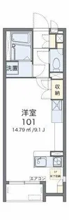 レオネクストCREA南館【1階】の間取り